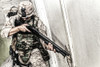 Marine assault team clearing rooms in an abandoned building. Poster Print by Oleg Zabielin/Stocktrek Images - Item # VARPSTZAB103355M