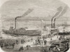 The San Francisco Docks In The 1860s, After An Engraving By Chassevent-Bacques. Poster Print by Ken Welsh / Design Pics - Item # VARDPI2433116