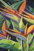 Dancing Birds, Bird Of Paradise Flowers (Acrylic Painting). Poster Print by Patti Bruce / Design Pics - Item # VARDPI1977178