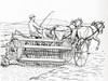 A Horse Drawn Hay Rake.  From Meyers Lexicon, Published 1924. Poster Print by Ken Welsh / Design Pics - Item # VARDPI12323861