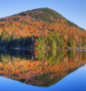 Mountain Reflected In Sugarloaf Pond In Autumn; Quebec, Canada Poster Print by David Chapman / Design Pics - Item # VARDPI2383666