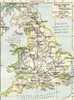 Map Of Roman Britain C. 410. From Historical Atlas, Published 1923. Poster Print by Ken Welsh / Design Pics - Item # VARDPI12280636