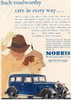 1934 Advertisement For A Morris Cowley Six Saloon Sliding Head Car. Poster Print by Ken Welsh / Design Pics - Item # VARDPI12280453