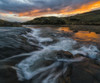 Stunning sunset over an unnamed creek in remote Iceland; Iceland Poster Print by Robert Postma / Design Pics - Item # VARDPI12530953