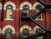 A metal fire escape on a brick building; Winnipeg, Manitoba, Canada Poster Print by Leah Bignell / Design Pics - Item # VARDPI12520933