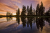 Beautiful lake at sunset, Duck Mountain Provincial Park; Manitoba, Canada Poster Print by Dave Reede / Design Pics - Item # VARDPI12554112