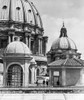 Magic Lantern Slide Circa 1900.victorian. The Roof St Peter's Italy Rome,dome,roof Poster Print by John Short / Design Pics - Item # VARDPI12329428