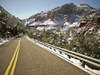 Highway 89A leading through rugged terrain; Arizona, United States of America Poster Print by Dean Blotto Gray / Design Pics - Item # VARDPI12331512