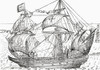 16th Century Warship.  From A First Book Of British History Published 1925. Poster Print by Hilary Jane Morgan / Design Pics - Item # VARDPI12283506
