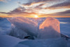 Ice on Lake Superior at sunrise; Grand Portage, Minnesota, United States of America Poster Print by Susan Dykstra / Design Pics - Item # VARDPI12554422