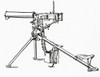 A machine gun mounted on a tripod, used during WWI. From Meyers Lexicon, published 1927. Poster Print by Ken Welsh / Design Pics - Item # VARDPI12332681