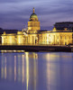 Dublin,Co Dublin,Ireland;Custom House On Liffey River Illuminated At Dusk Poster Print by The Irish Image Collection / Design Pics - Item # VARDPI1834328