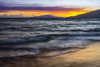 A sunset view with soft water from North Kihei; Maui, Hawaii, United States of America Poster Print by Jenna Szerlag / Design Pics - Item # VARDPI12543899