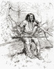 An Apache Indian Warrior In The 19th Century.  From The History Of Our Country, Published 1900 Poster Print by Ken Welsh / Design Pics - Item # VARDPI12310697