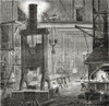A 19th century steam hammer or drop hammer.  From Les Merveilles de la Science, published 1870. Poster Print by Ken Welsh / Design Pics - Item # VARDPI12333187