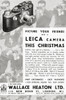 Advertisement For The Leica Camera.  From The Illustrated London News, Christmas Number, 1933. Poster Print by Hilary Jane Morgan / Design Pics - Item # VARDPI12288269