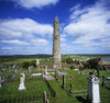 Tower In A Cemetery, Ardmore Round Tower, Ardmore, County Waterford, Republic Of Ireland Poster Print by The Irish Image Collection / Design Pics - Item # VARDPI1798437