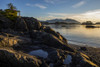 Late day winter sun on rocky beach overlooking Crescent Bay; Sitka, Alaska, United States of America Poster Print by Amber Johnson / Design Pics - Item # VARDPI12555369