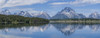 Teton Range reflected in tranquil water, Grand Teton National Park; Wyoming, United States of America Poster Print by Its About Light / Design Pics - Item # VARDPI12547418