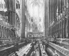 Magic Lantern slide circa 1900 views of London, England in Victorian times. The choir at Westminster Abbey Poster Print by John Short / Design Pics - Item # VARDPI12388289
