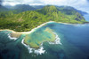 Aerial View Of The Coastline Of An Hawaiian Island; Na Pali Coast Of Kauai, Hawaii, United States Of America Poster Print by Kicka Witte / Design Pics - Item # VARDPI2275665