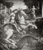 Saint George And The Dragon.  Illustration From The Book The Connoisseur Illustrated Published 1904. Poster Print by Hilary Jane Morgan / Design Pics - Item # VARDPI12321009