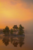 Sunrise Colours With Autumn Morning Mists At Dollar Lake, Dollar Lake Provincial Park; Nova Scotia, Canada Poster Print by Irwin Barrett / Design Pics - Item # VARDPI12327306