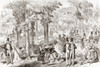 The Grand Cascade, The Bois de Boulogne, Paris, France in the 19th century.  From L'Univers Illustre published 1867. Poster Print by Ken Welsh / Design Pics - Item # VARDPI12332727