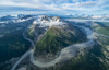 Aerial view of the glaciers and mountains of Kluane National Park and Reserve, near Haines Junction; Yukon, Canada Poster Print by Robert Postma / Design Pics - Item # VARDPI12539140