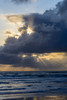 Sunbeams Flow Through Holes In The Clouds Along The Oregon Coast; Cannon Beach, Oregon, United States Of America Poster Print by Robert L. Potts / Design Pics - Item # VARDPI12326337