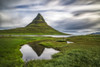 Kirkjufell, the most photographed mountain in Iceland, taken here with a long exposure, Snaefellsness Peninsula; Iceland Poster Print by Robert Postma / Design Pics - Item # VARDPI12530971