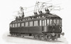 A Rapid Transit Railway Engine Carriage Powered By Overhead Electric Lines, Germany C. 1900. From Meyers Lexicon, Published 1924. Poster Print by Ken Welsh / Design Pics - Item # VARDPI12323857
