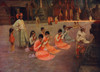 People Of The Andaman And Nicobar Islands, South East Asia, Worshipping At A Pagoda.   From Customs Of The World, Published C.1913. Poster Print by Ken Welsh / Design Pics - Item # VARDPI12310061