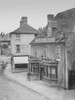 Faringdon village street scene including the famous Counsell Clock, magic lantern slide circa 1900; Faringdon, Oxfordshire, England Poster Print by John Short / Design Pics - Item # VARDPI12509852