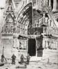 Damage Done To Reims Cathedral, France By German Shells During Wwi.  From The War Illustrated Album Deluxe, Published 1915. Poster Print by Hilary Jane Morgan / Design Pics - Item # VARDPI12285529