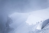 Mountain climbers are heading to Mont Blanc in fog, viewed from Aiguille du midi; Chamonix-Mont-Blanc, Haute-Savoie, France Poster Print by Sunny Awazuhara- Reed / Design Pics - Item # VARDPI12511114