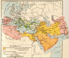 Map Of The Muslim Expansion And The Byzantine Empire At The End Of The Umayyad Caliphate, In 750. From Historical Atlas, Published 1923. Poster Print by Ken Welsh / Design Pics - Item # VARDPI12280645