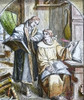 A Hand Coloured Magic Lantern Slide Circa 1900. Luther Continues The Transaltion Of The Latin Bible With The Assistance Of Melanchthon In 1523 Poster Print by John Short / Design Pics - Item # VARDPI12329388