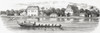 Residence, Offices And Tent-Barge Of The Alkmaar Cocoa Plantation  On The River Commewijne, Suriname In The 19th Century. From A 19th Century Print. Poster Print by Ken Welsh / Design Pics - Item # VARDPI12323420