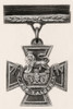 The Victoria Cross (Vc). The Highest Military Decoration Awarded For Valour "in The Face Of The Enemy". From Deeds That Thrill The Empire, Published 1919. Poster Print by Ken Welsh / Design Pics - Item # VARDPI12280392