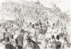 The Longchamp Racecourse ( Hippodrome de Longchamp), Route des Tribunes, Bois de Boulogne, Paris, France in the 19th century.  From L'Univers Illustre published 1867. Poster Print by Ken Welsh / Design Pics - Item # VARDPI12332717 The Longchamp Racecourse ( Hippodrome de Longchamp), Route des Tribunes, Bois de Boulogne, Paris, France in the 19th century.  From L'Univers Illustre published 1867. Poster Print by Ken Welsh / Design Pics - Item # VARDPI12332717