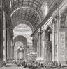 A Procession Inside Saint Peter's Basilica, Vatican City, Rome, Italy In The Late 19th Century.  From Italian Pictures By Rev. Samuel Manning, Published C.1890. Poster Print by Hilary Jane Morgan / Design Pics - Item # VARDPI12321274