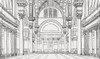 A 19th Century Reconstructive Drawing Of The Main Hall Of The Baths Of Caracalla,rome, Italy, Based On Floor Plan Of Ruins. From Kunstgeschichte In Bildern, Published 1900. Poster Print by Ken Welsh / Design Pics - Item # VARDPI12280299