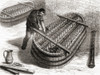 Worker Using An Electrochemical Bath To Copper Plate A Chandelier Cast In Monsieur Oudry's Workshop In The 19th Century.  From Les Merveilles De La Science, Published C.1870 Poster Print by Ken Welsh / Design Pics - Item # VARDPI12289752