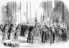 The Illustrated London News Etching From 1853.the Funeral Of The Duke Of Wellington: The Entrance Of The Procession Into At St Paul's Cathedral, With Generals Carrying Batons. Poster Print by John Short / Design Pics - Item # VARDPI12329362
