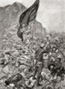The Battle Of Omdurman, Khartoum, Sudan, 2 September 1898. The Defence Of The Khalifas's Black Flag.  From The Century Edition Of Cassell's History Of England, Published C. 1900 Poster Print by Ken Welsh / Design Pics - Item # VARDPI12323201