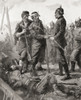 A German Commander Shakes Hands With A Wounded And Defeated French Officer, Allowing Him To Keep His Weapons During Wwi.  From The War Illustrated Album Deluxe, Published 1915. Poster Print by Hilary Jane Morgan / Design Pics - Item # VARDPI12285603