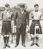 Sir Ernest Henry Shackleton Seen Here Two Boy Scouts Norman Mooney Left James William Slessor Marr Right Who Accompanied Him Shackletonrowett Expedition Antarctic 1921 Story 25 Eventful Years Pictures Published 1935 # VARDPI12283401