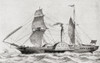 The Paddle Steamer Ss Sirius Leaving Cork Harbour On April 4 1838 With Ninety Four Passengers She Arrived At New York On April 23 1838 From The Romance Of The Merchant Ship Published 1931 Poster by Hilary Jane Morgan - Item # VARDPI12283565