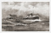 The Spanish Reserve Squadron Under Command Of Vice Admiral C¬ê¬çmara On Its Way To Port Said During The Spanish-American War 1898 From Harper's Pictorial History Of The War With Spain Published 1899 Poster by Ken Welsh - Item # VARDPI12323340
